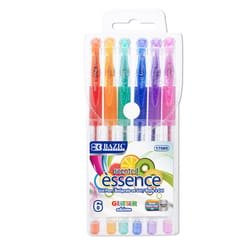 Bazic Products Assorted Glitter Scented Gel Pen 6 pk