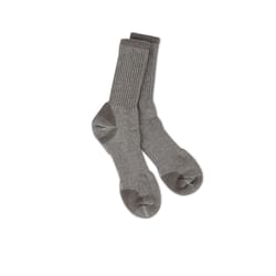 Hiwassee Trading Company Men's Light Weight XL Crew Socks Brown