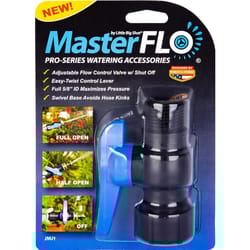 MasterFLO PRO Series Black/Blue Polypropylene Flow Control Valve