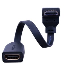 Monster Just Hook It Up Flat Bottom HDMI Angle Adapter 1 pk