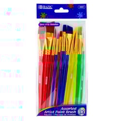 Bazic Products Assorted Paint Brush Set