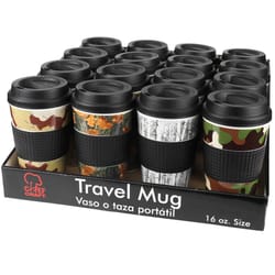 Chef Craft 16.5 oz Camouflage BPA Free Travel Mug