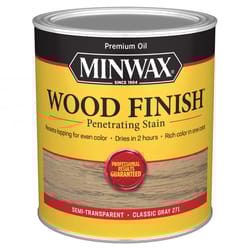 Minwax Wood Finish Semi-Transparent Classic Gray Oil-Based Penetrating Wood Stain 1 qt