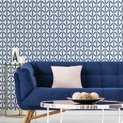 NuWallpaper 20.5 in. W X 18 ft. L Indigo Mood Peel and Stick Wall Decal