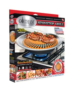 Gotham Steel As Seen On Tv Ceramic Titanium Stove Top Grill 12 8