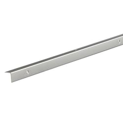 M-D BUILDING PRODUCTS 0.75 in. H X 0.75 in. W X 96 in. L Prefinished Clear Aluminum Moulding