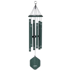 Arabesque Emerald Aluminum 32 in. Wind Chime