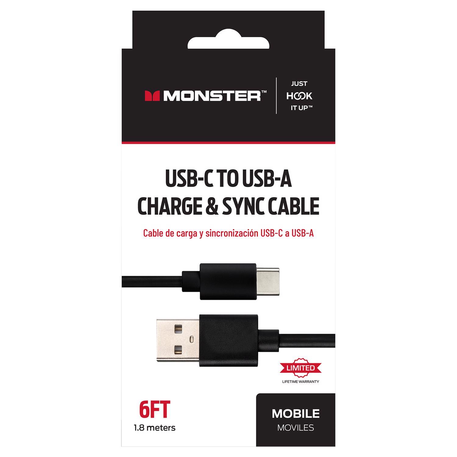Monster Just Hook It Up 6 ft. L USB Cable Mfr# 141096-00