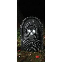 Fun World LED Bone Tombstones Reaper Halloween Decor
