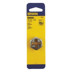 Irwin Hanson High Carbon Steel Metric Hexagon Die 10 - 1.25 mm 1 pc