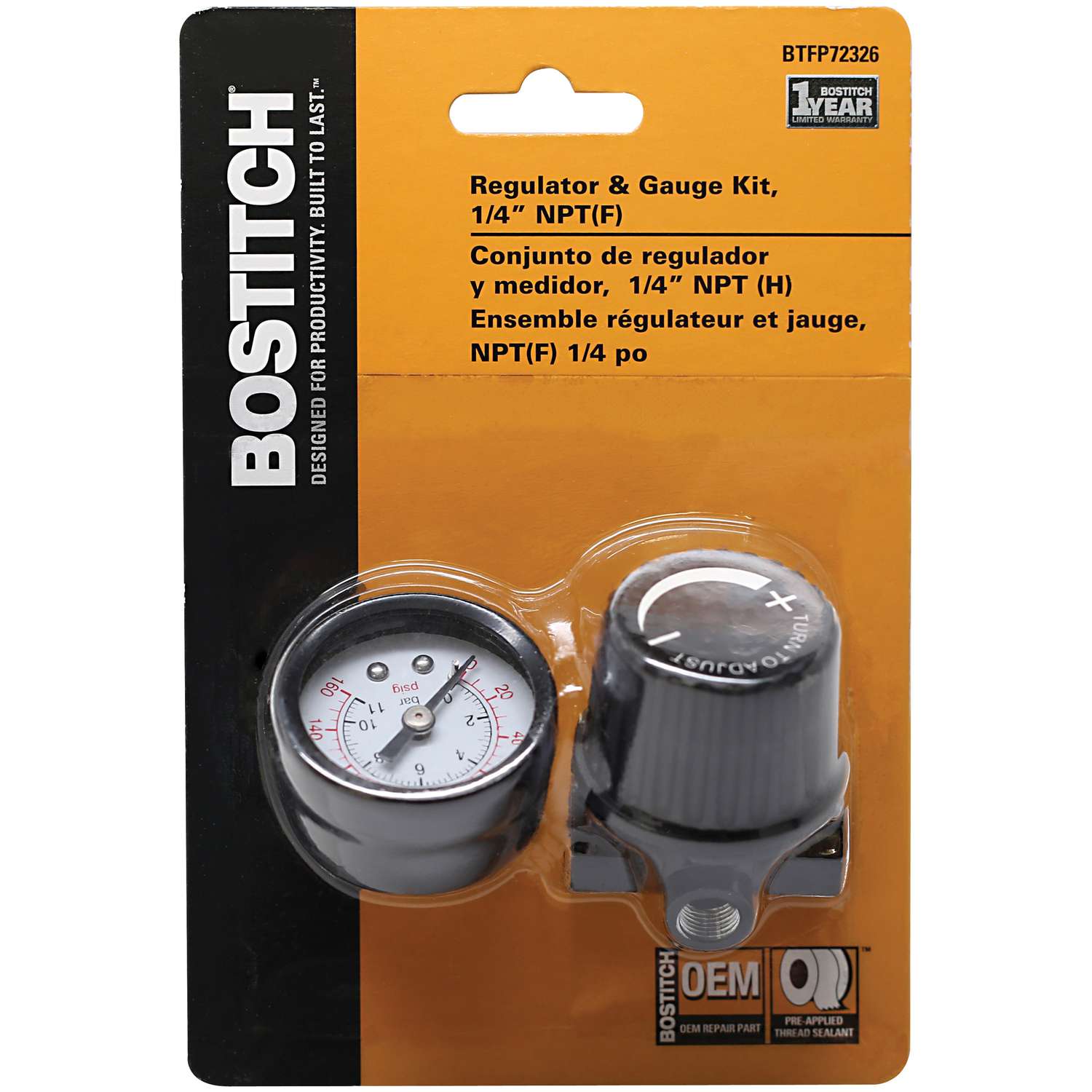 Bostitch Plastic Adjustable Pressure Regulator Ace Hardware