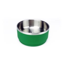 Wyld Gear Green Stainless Steel 58 oz Pet Bowl For All Pets