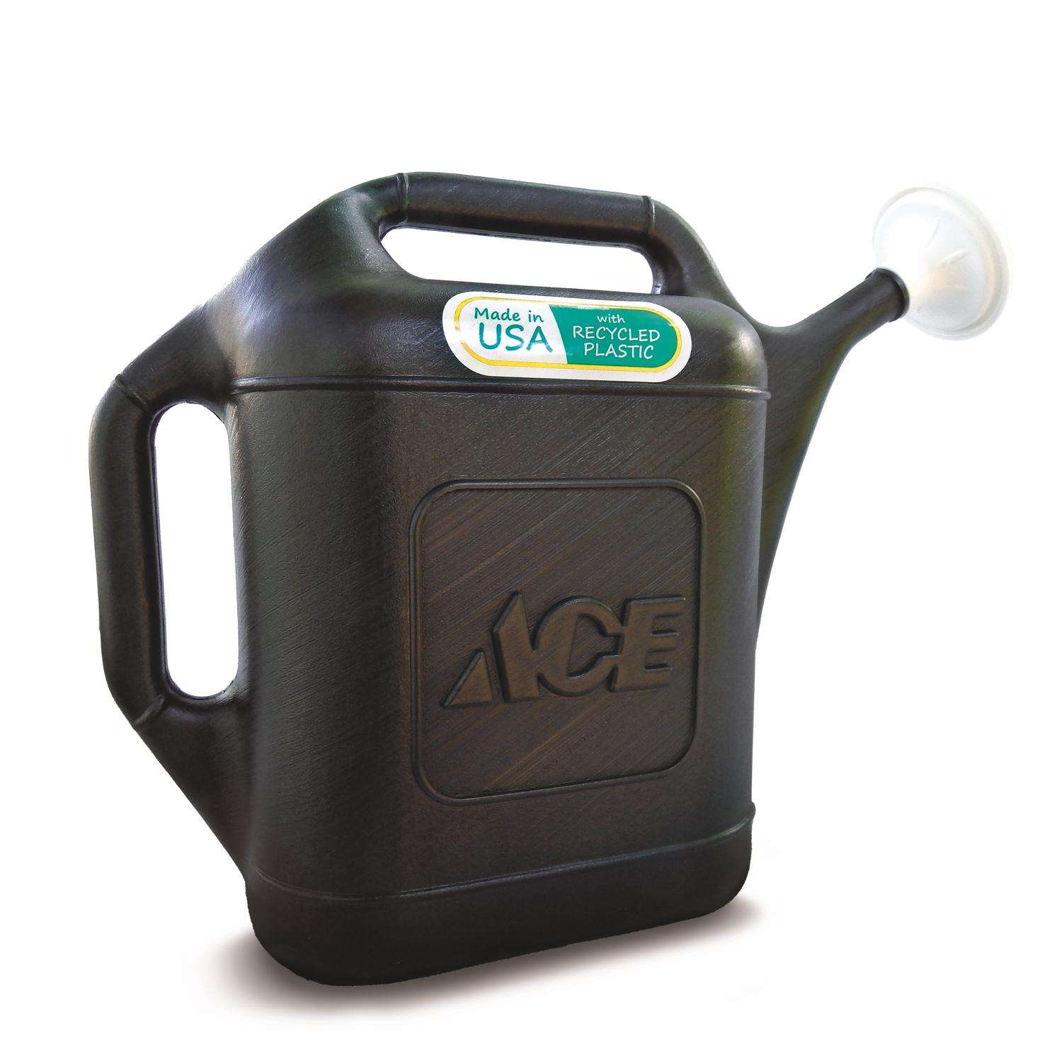 Ace Black 2 gal Plastic Watering Can Ace Hardware