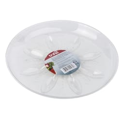 Bond 10 in. D Plastic Plant Saucer Clear