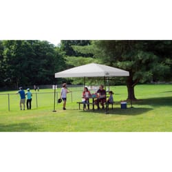 Quik Shade Polyester Peak Canopy 9 ft. H X 10 ft. W X 10 ft. L