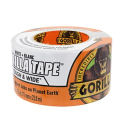 Gorilla Tough & Wide 2.88 in. W X 25 yd L White Repair Tape