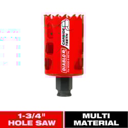 Diablo Snap-Lock Plus 1-3/4 in. Carbide Tipped 2-3/8 in. L X 3/8 in. D Hole Saw