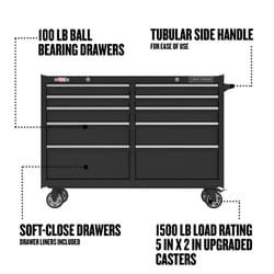 Craftsman 85.5 in. Drawer Liner Black - Ace Hardware