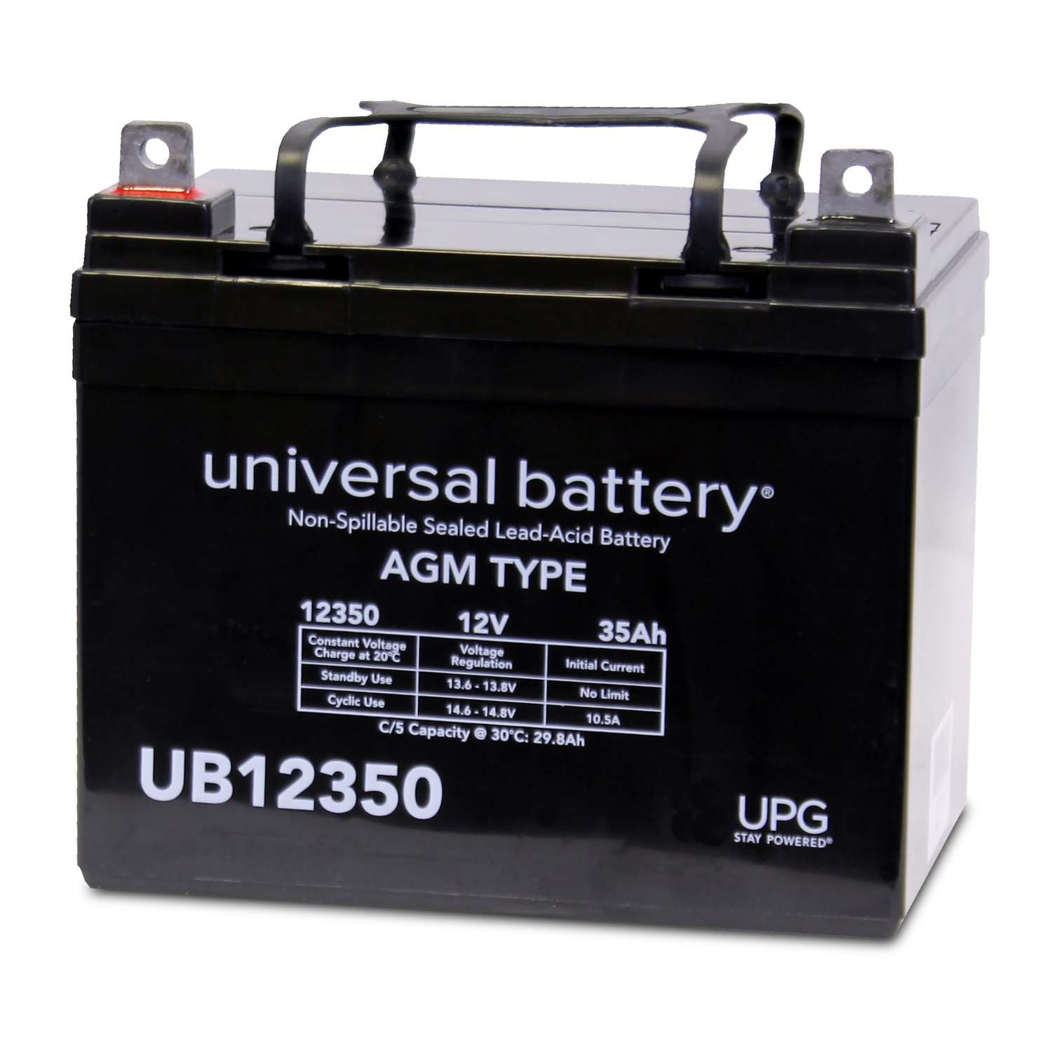 Universal Power Group UB12350 35 CCA Lead Acid Automotive Battery - Ace ...