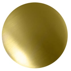 MNG Hardware Soho Round Cabinet Knob 1-1/6 in. D Brushed Brass 1 pk