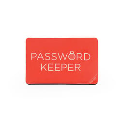 Kikkerland 3 in. W X 2 in. L Red Password Keeper Notebook