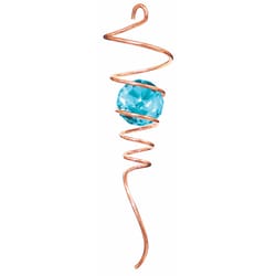 Spinfinity Designs Multi-color Stainless Steel 11 in. Copper Aqua Tail Outdoor Spinner