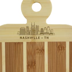 Totally Bamboo 9 in. L X 6 in. W X 0.5 in. Bamboo Serving & Cutting Board