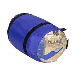 Stansport Blue/Gray Sleeping Bag 4 in. H X 33 in. W X 75 in. L 1 pk