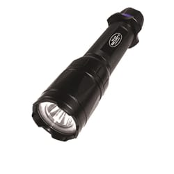Police Security Trac-Tact 1000 lm Black LED Flashlight AA Battery