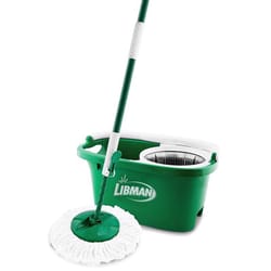 Libman Tornado 14 in. W Spin Mop with Bucket