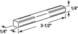 Prime-Line 9/32 in. D X 3-1/2 in. L Zinc-Plated Silver Steel Replacement Spindles 2 pc