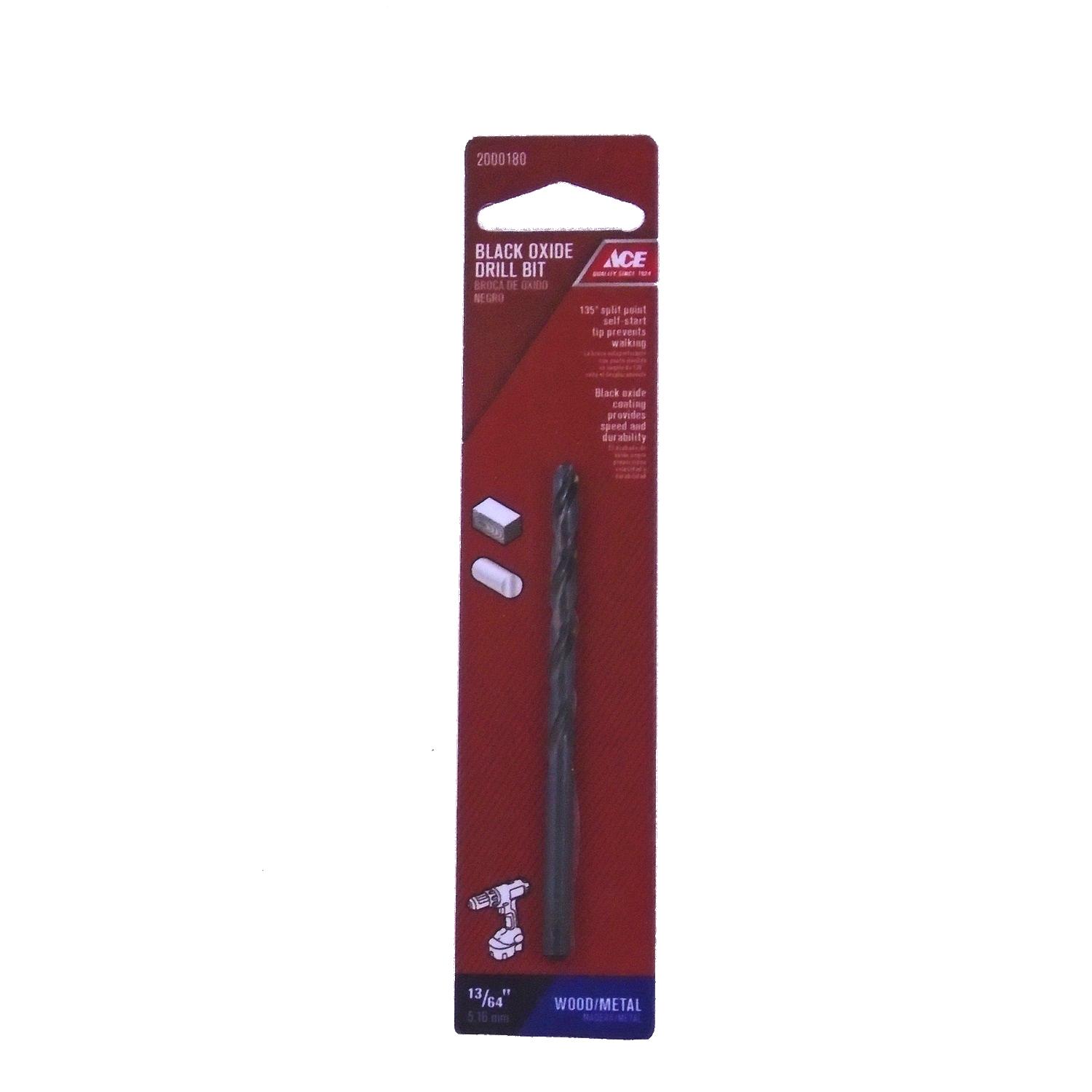 Ace 13/64 in. X 3-5/8 in. L High Speed Steel Drill Bit 1 pc