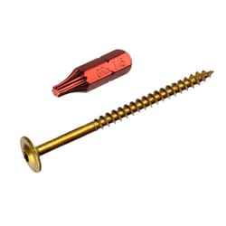 GRK Fasteners UberGrade No. 8 X 2-1/2 in. L Star W-Cut Cabinet Screws 100 pk