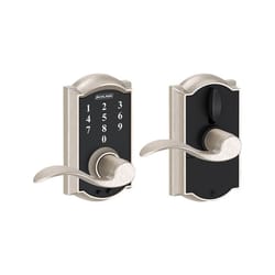 Schlage Satin Nickel Steel Electric Touch Screen Entry Lock