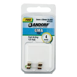 Jandorf GMA 4 amps Fast Acting Fuse 2 pk