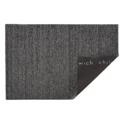 Chilewich 21 in. W X 36 in. L Charcoal/Gray Heathered Vinyl Floor Mat