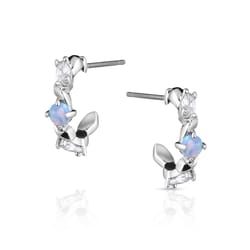 Montana Silversmiths Women's River Bend Opal Crystal Blue/Silver Earrings Water Resistant