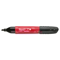 Milwaukee INKZALL Black Medium Chisel Tip Jobsite Marker 1 pk