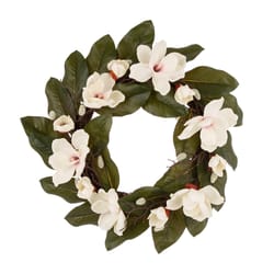 Glitzhome 24 in. H X 24 in. L Multicolored Polyester Wreath