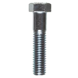 HILLMAN 7/16 in. D X 2 in. L Zinc Plated Steel Hex Bolt 50 pk