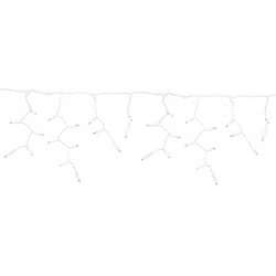 Celebrations Platinum LED T5 Warm White 100 ct Icicle Christmas Lights 9.5 ft.