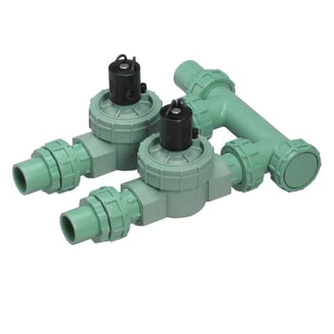 Orbit 2-Value Preassembled Manifold 3/4 in. 200 psi Orbit 2-Value Preassembled Manifold 3/4 in. 200 psi
