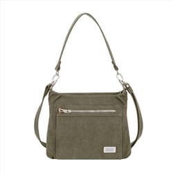 Travelon Green Anti-Theft Heritage Hobo Tote Bag 12 in. H X 10.5 in. W