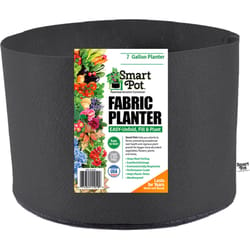 Smart Pot 9.5 in. H x 14 in. W Polyresin Raised Garden Bed Black