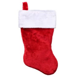Dyno Red/White Christmas Stocking 17.5 in.