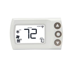 LUX Built In WiFi Heating and Cooling Touch Screen Smart-Enabled Thermostat