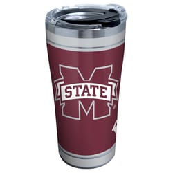 Tervis Collegiate 20 oz Mississippi State Bulldogs Multicolored BPA Free Tumbler with Lid