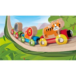 Hape Jungle Journey Train Play Set Multicolored