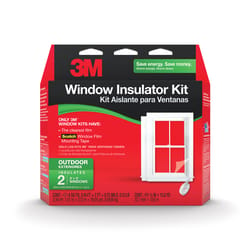 3M Clear Outdoor Window Film Insulator Kit 62 in. W X 84 in. L