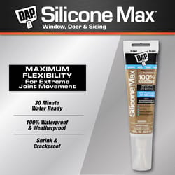 DAP Silicone Max Clear Silicone All Purpose Sealant 2.8 oz